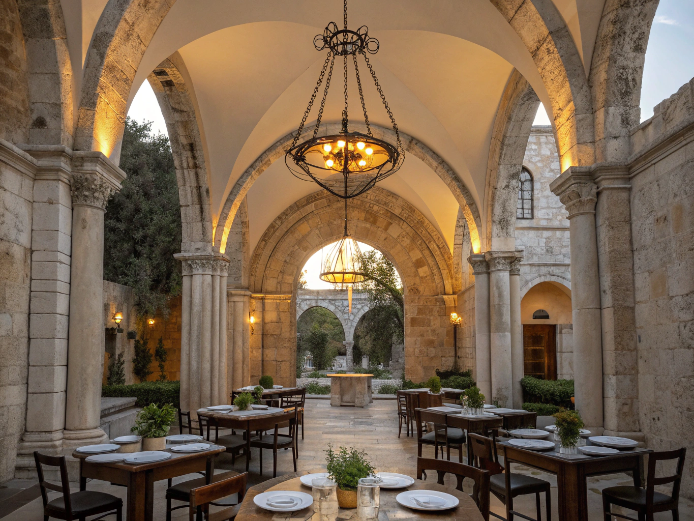 Vaulted Portico