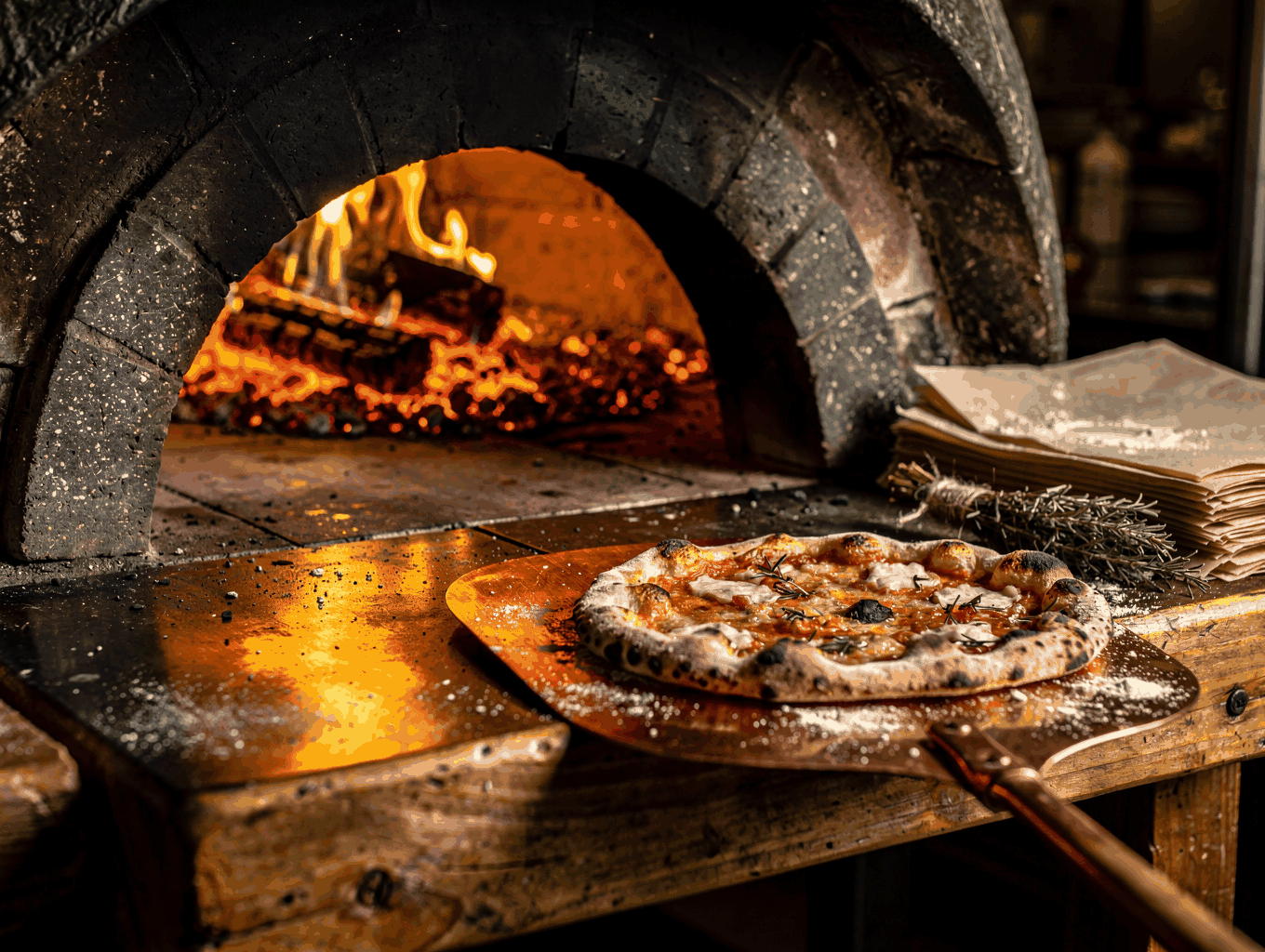 Wood-Fired Hearth